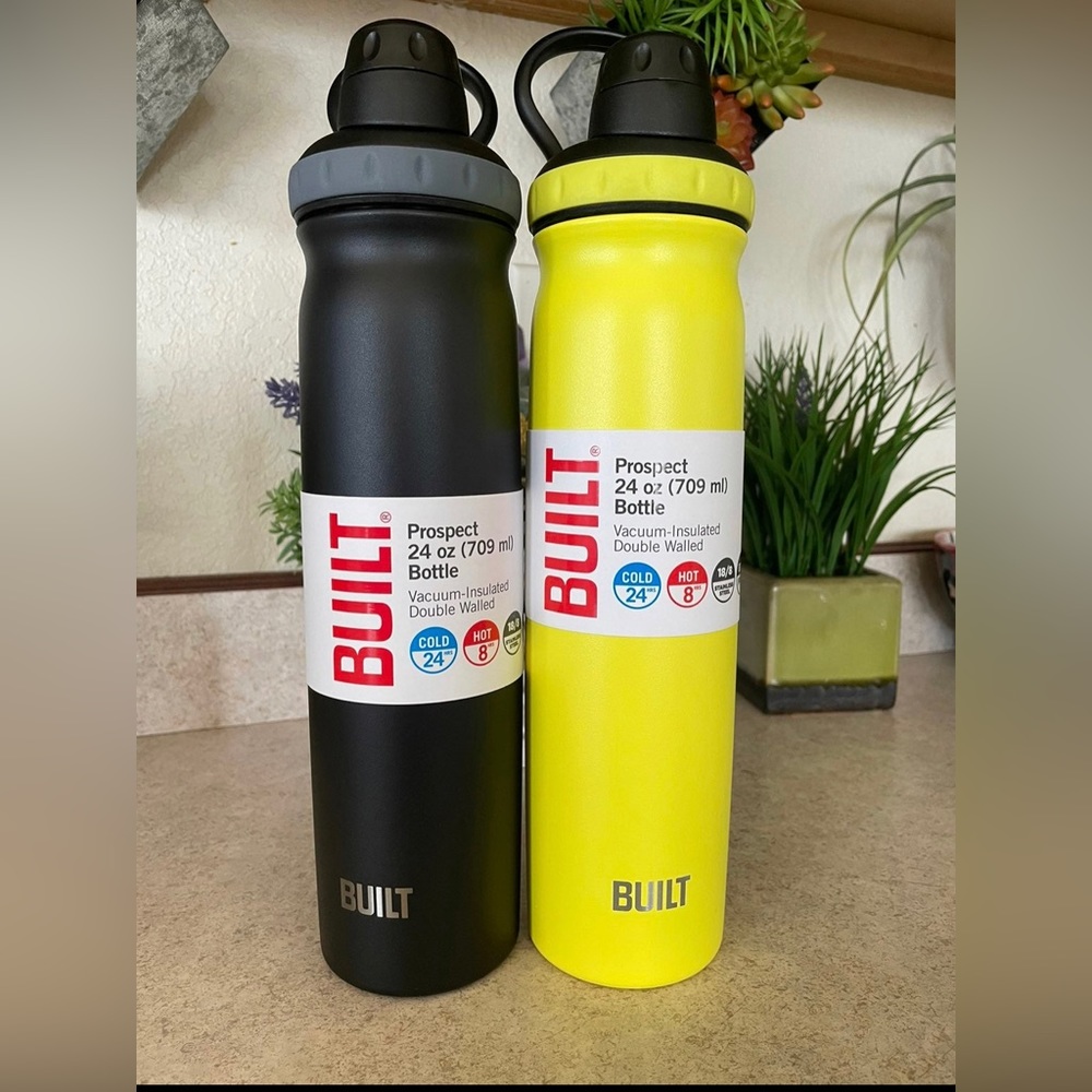 2 Built 24oz Tumblers
Cold 24 Hours
Hot 8 hours